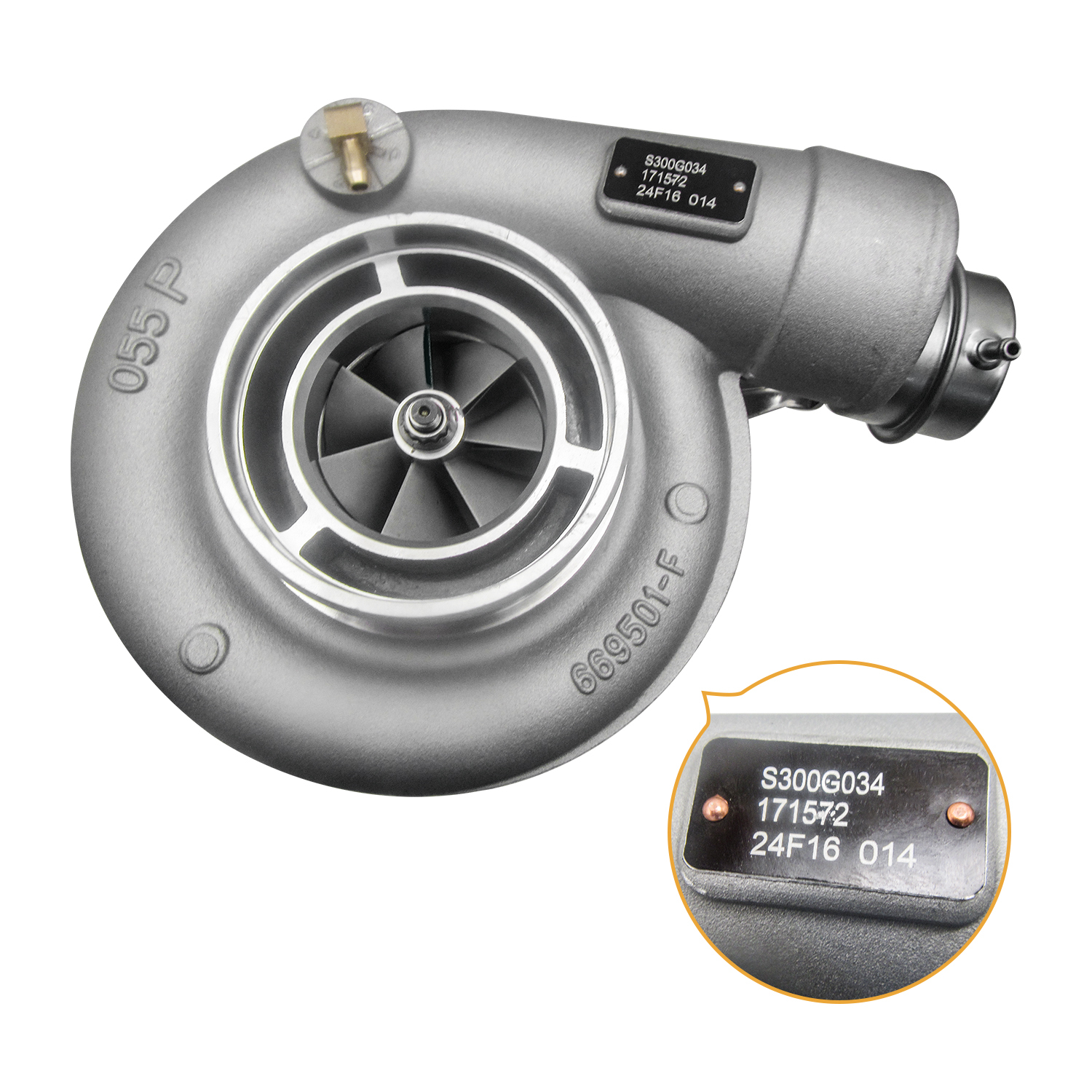 Turbocharger Turbo Kit Compatible with 2000-2004 Caterpillar Truck with 3126; 3126B; 3126E; C7 Engine