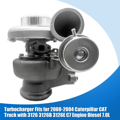 Turbocharger Turbo Kit Compatible with 2000-2004 Caterpillar Truck with 3126 3126B 3126E C7 Engine