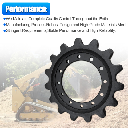 304-1870 Drive Sprocket 15 Tooth 12 Bolt Hole Compatible with CAT 259D Compact Track Loader
