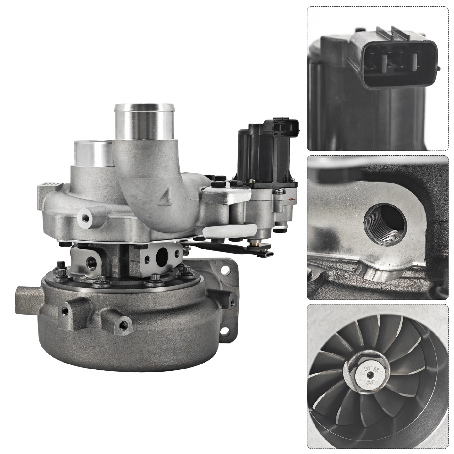 830724-5001 Geramic Bearing Turbocharger Fit for Hino Truck 268 338 338T Range with J08E 7.7L Replace# GTB3576KLNRV