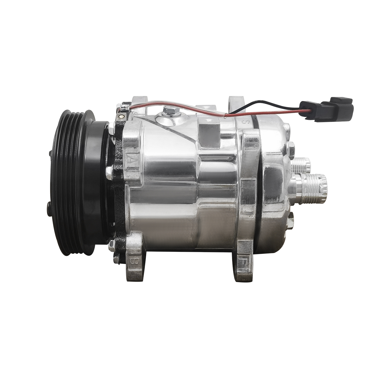 4-Grooves A/C Compressor Fits for Bobcat S595 S550 S570 S590 S630 S650 T550 T595 T630 T650 T590 E32 E45 E50
