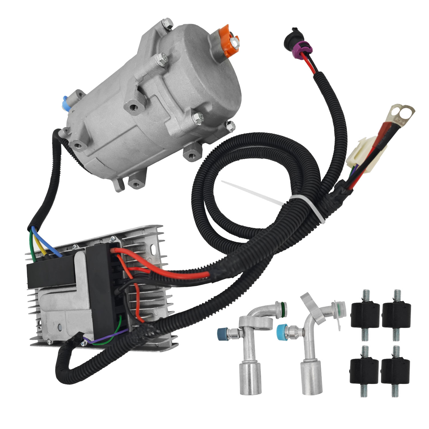 Universal AC Electric Compressor 20cc/r Air Conditioner Compressor AC.100.3851 for 12V Auto Compressor for R134a