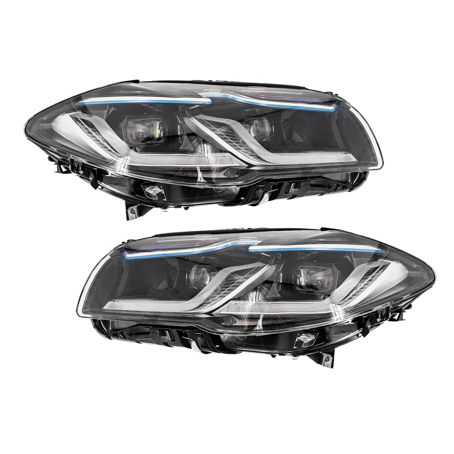 Left+Right LED Headlights Fit for BMW 5 Series 528i 530i 535i Active Hybrid 5 F10 F11 2010-2013  