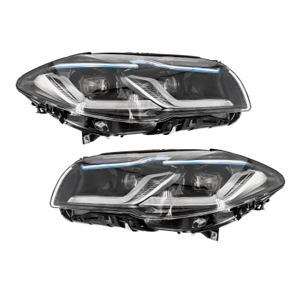 Left+Right LED Headlights Fit for BMW 5 Series 528i 530i 535i Active Hybrid 5 F10 F11 2010-2013  