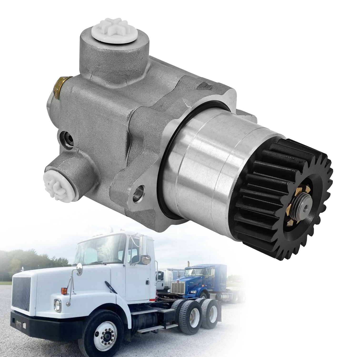 20532472 20357309 Power Steering Pump Fits for Volvo D12 Engine WG64 Truck