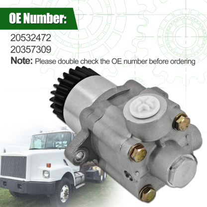 20532472 20357309 Power Steering Pump Fits for Volvo D12 Engine WG64 Truck