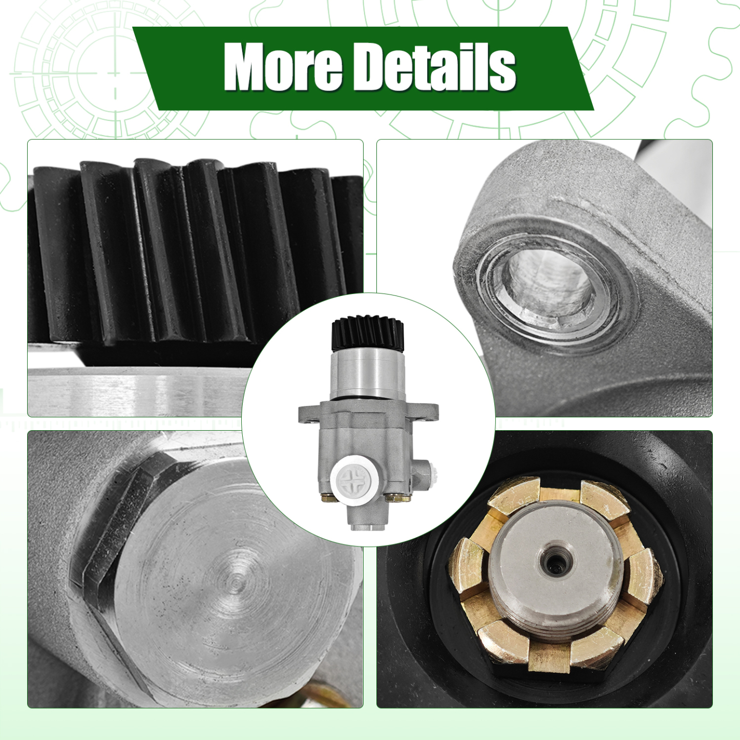 20532472 20357309 Power Steering Pump Fits for Volvo D12 Engine WG64 Truck