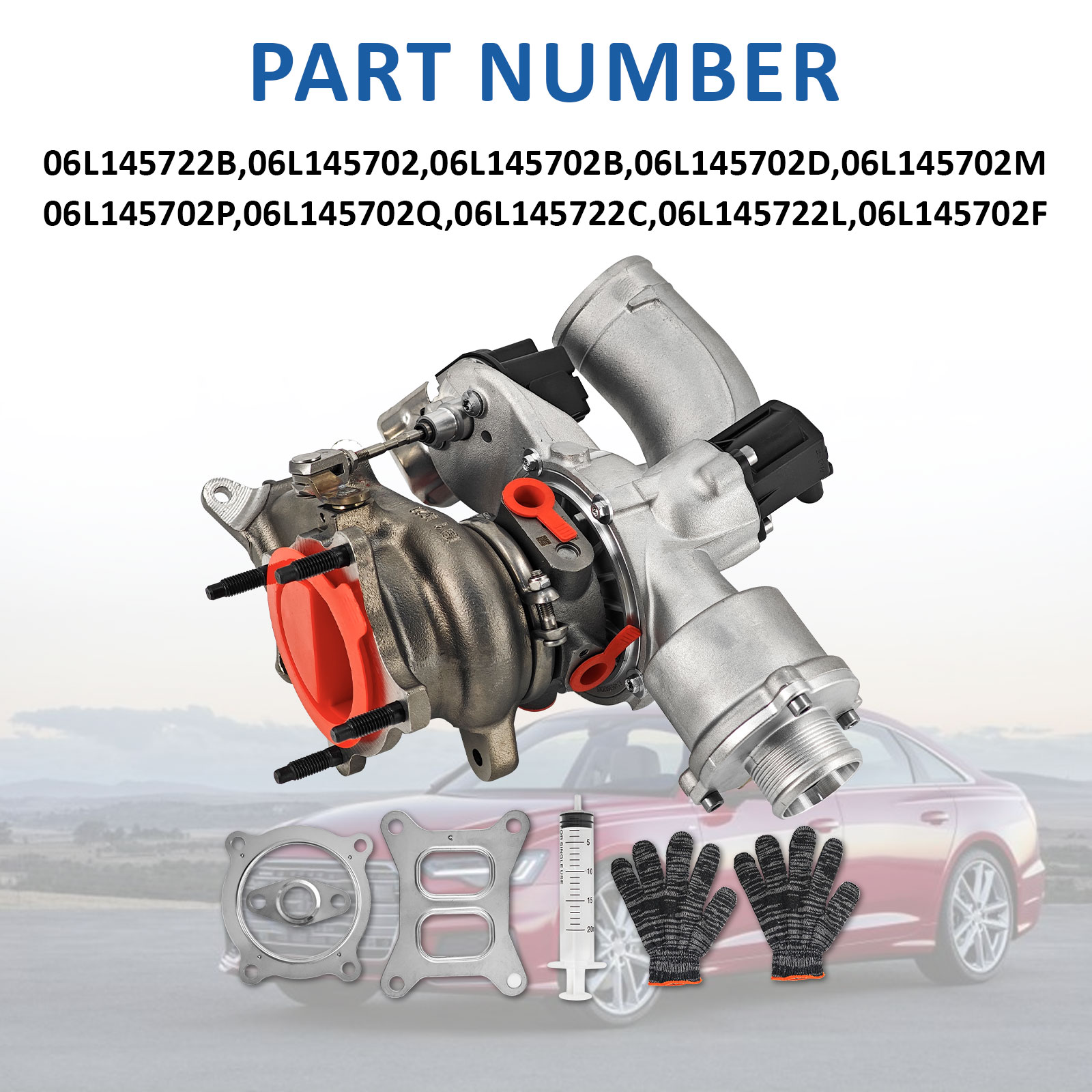 06L145722B Turbo Turbocharger RHF5 Fits For 2012-2020 Audi A4 A5 A6 A7 Q5 2.0L l4