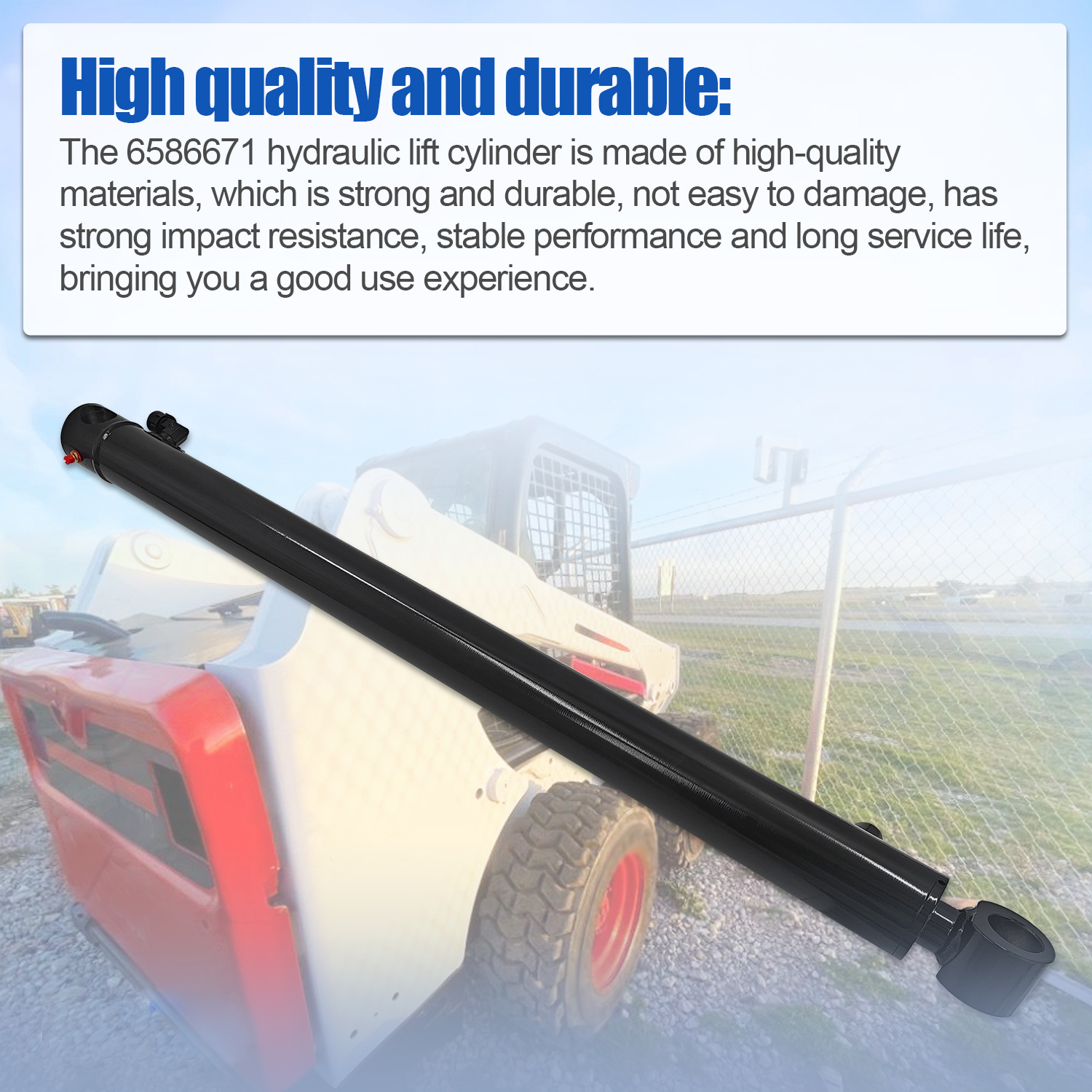 6592962 Hydraulic Lift Cylinder Fits for Bobcat Skid Steer Loader 530 533 540 542 543 630 631 632 641 642 643 645