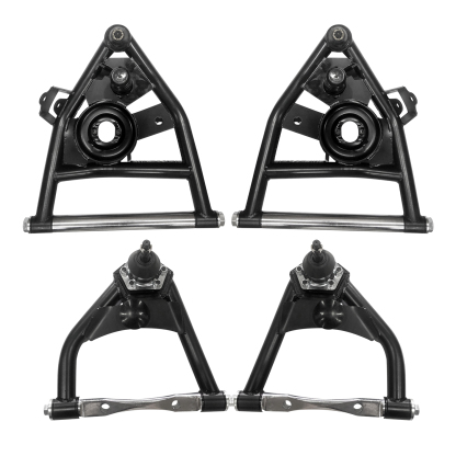 4PCS Front Tubular Upper & Lower Control Arms for Chevy C10 (Suburban) 1973-1987 for GMC C10 (Suburban) 4.1L~7.4L 1973-1987