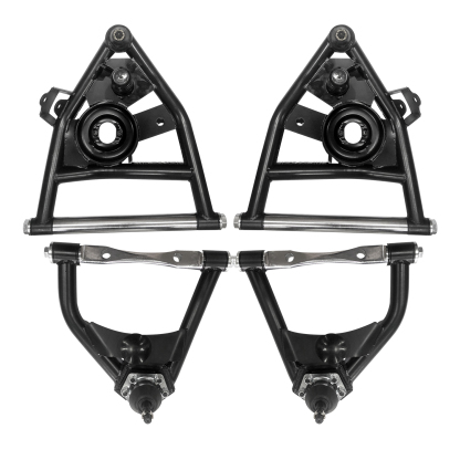 4PCS Front Tubular Upper & Lower Control Arms for Chevy C10 (Suburban) 1973-1987 for GMC C10 (Suburban) 4.1L~7.4L 1973-1987