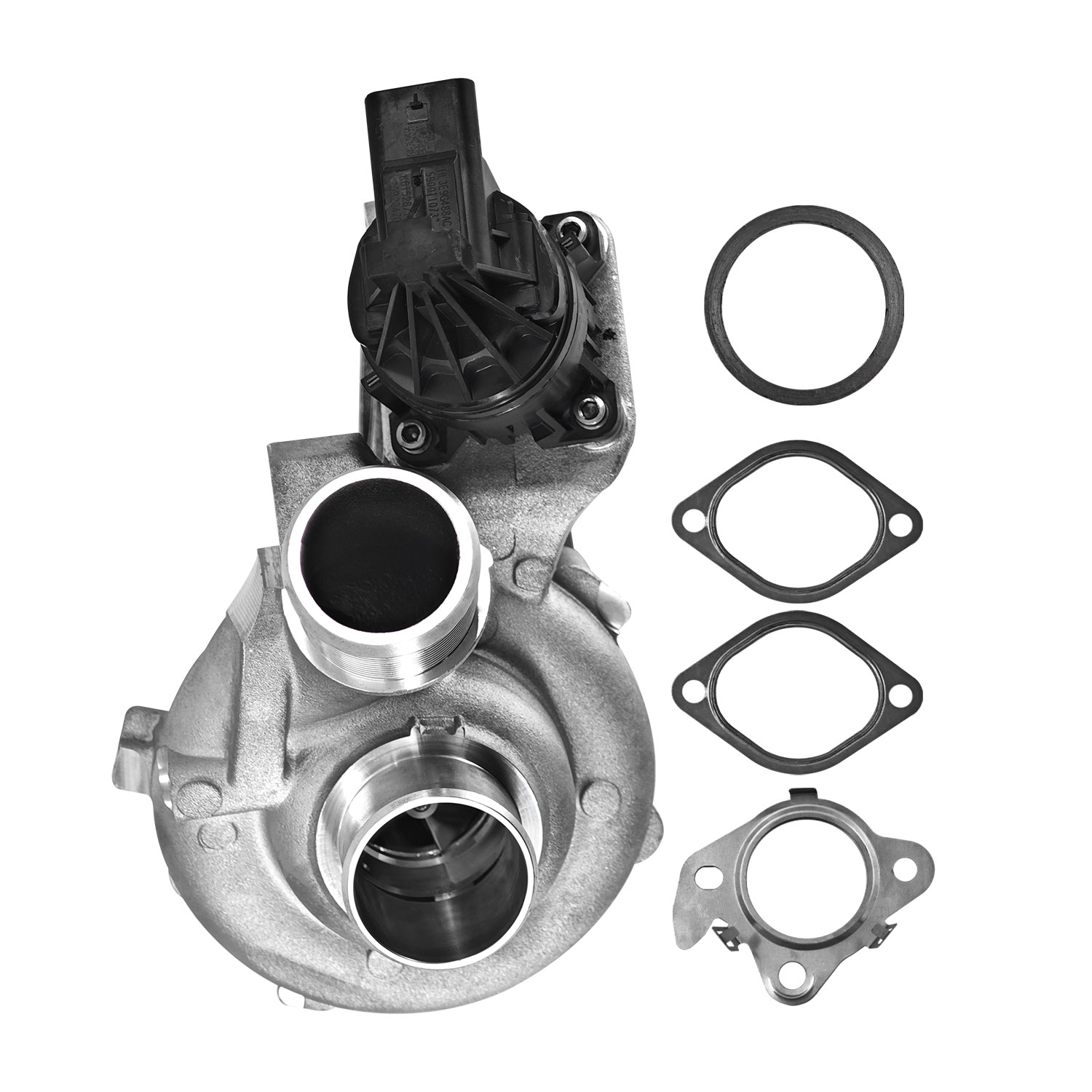 K03 Left Complete Turbocharger Turbo Kit with Gasket & Wastegate Actuator for Ford F150 2018-2020, Expedition 2018-2021