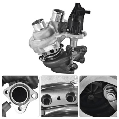 K03 Left Complete Turbocharger Turbo Kit with Gasket & Wastegate Actuator for Ford F150 2018-2020, Expedition 2018-2021