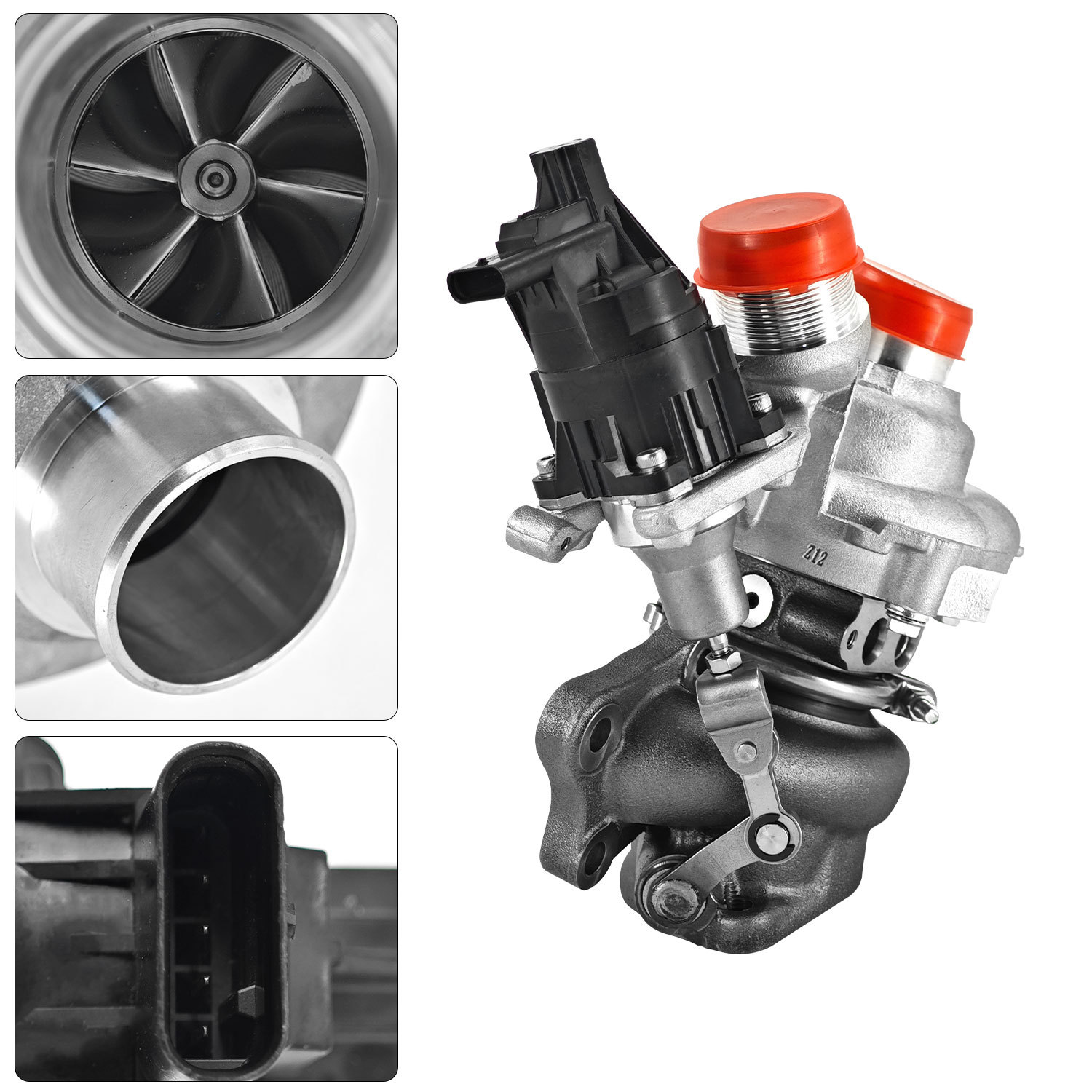 K03 Right Complete Turbocharger Turbo Kit with Gasket & Wastegate Actuator for Ford F150 2018-2020, Expedition 2018-2021