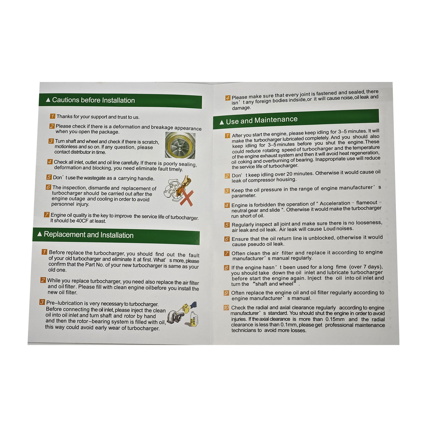 K03 Right Complete Turbocharger Turbo Kit with Gasket & Wastegate Actuator for Ford F150 2018-2020, Expedition 2018-2021