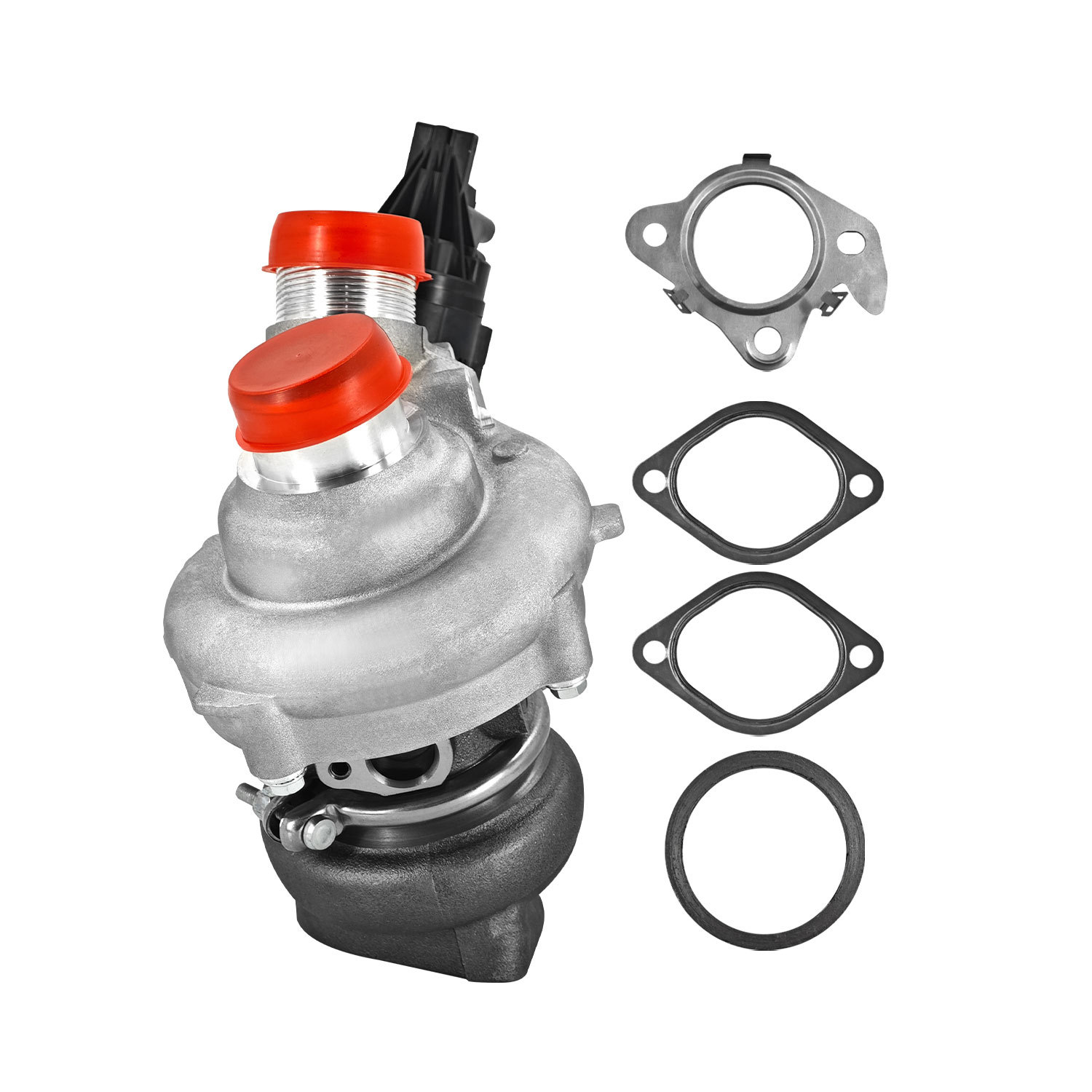 K03 Right Complete Turbocharger Turbo Kit with Gasket & Wastegate Actuator for Ford F150 2018-2020, Expedition 2018-2021