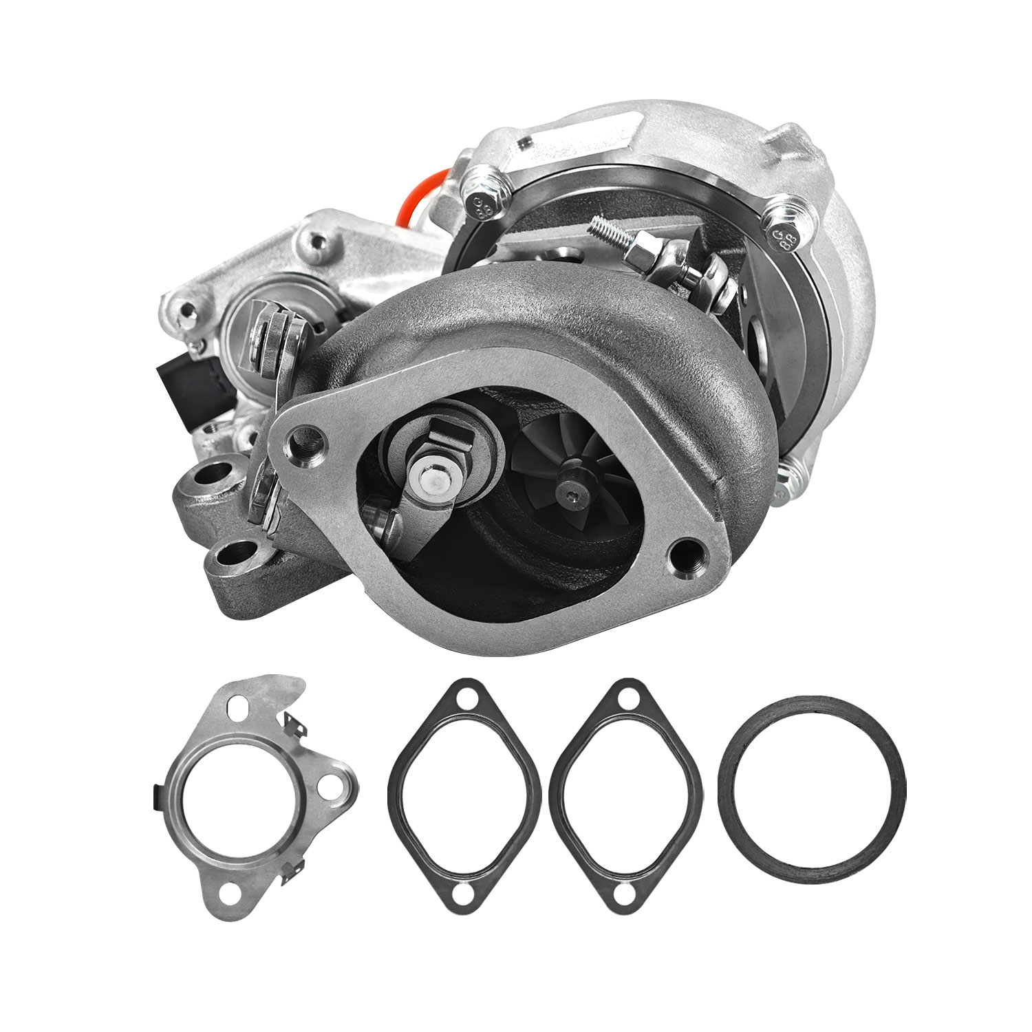 K03 Right Complete Turbocharger Turbo Kit with Gasket & Wastegate Actuator for Ford F150 2018-2020, Expedition 2018-2021