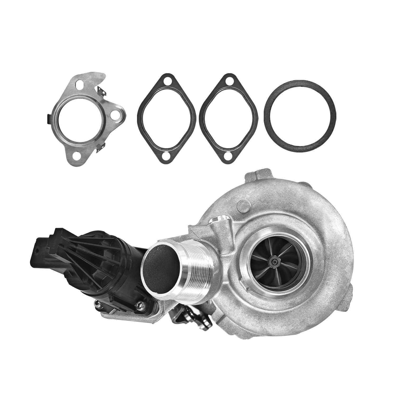 K03 Right Complete Turbocharger Turbo Kit with Gasket & Wastegate Actuator for Ford F150 2018-2020, Expedition 2018-2021