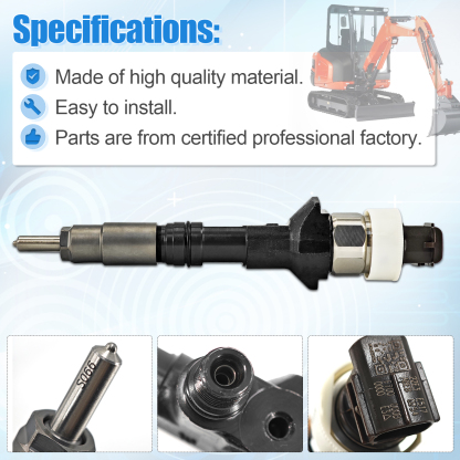 Fuel Injector 436-1096 1J770-53050 for Caterpillar C3.3B Kubota V3307 Tier 4