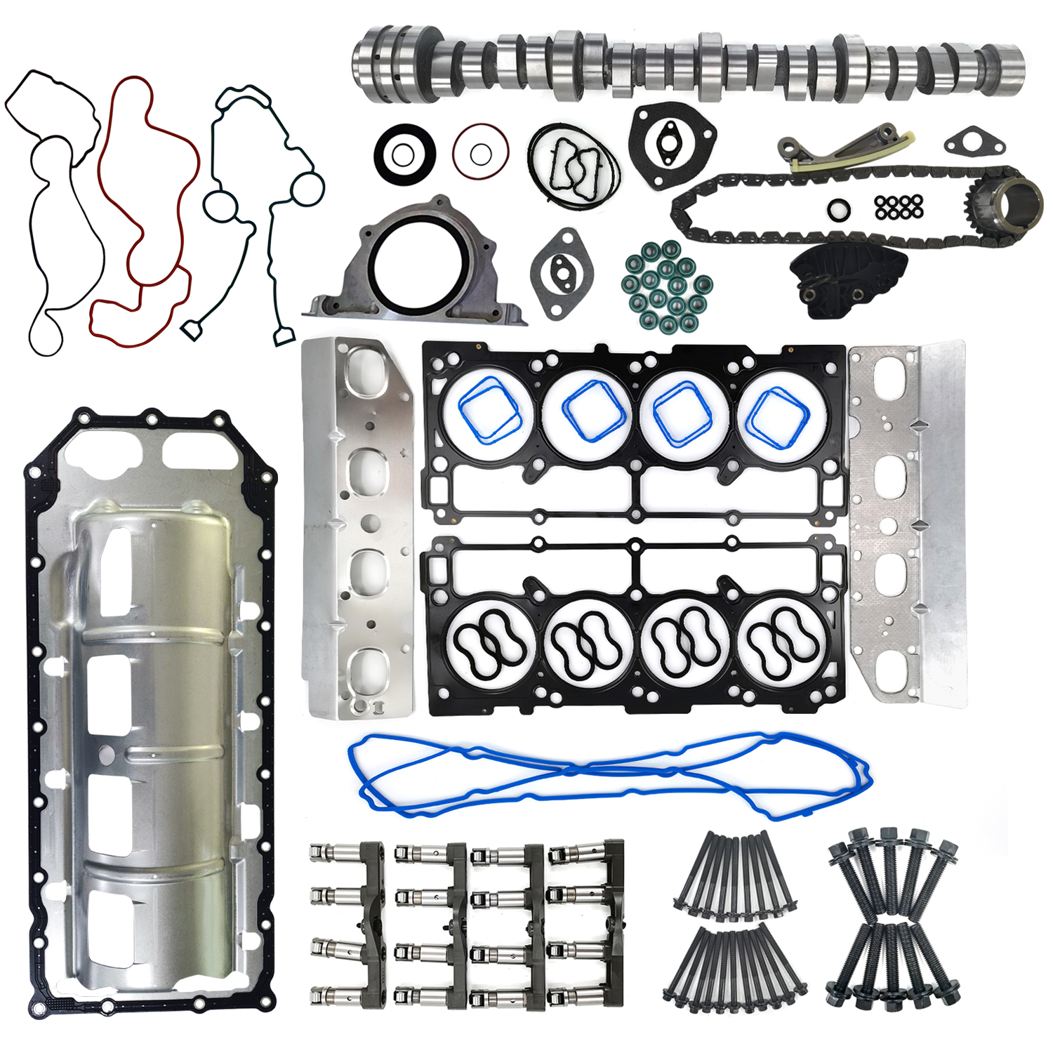 Camshaft Lifters MDS Valve Timing Chain Kit for 2009-2015 Dodge Ram 1500 5.7L 