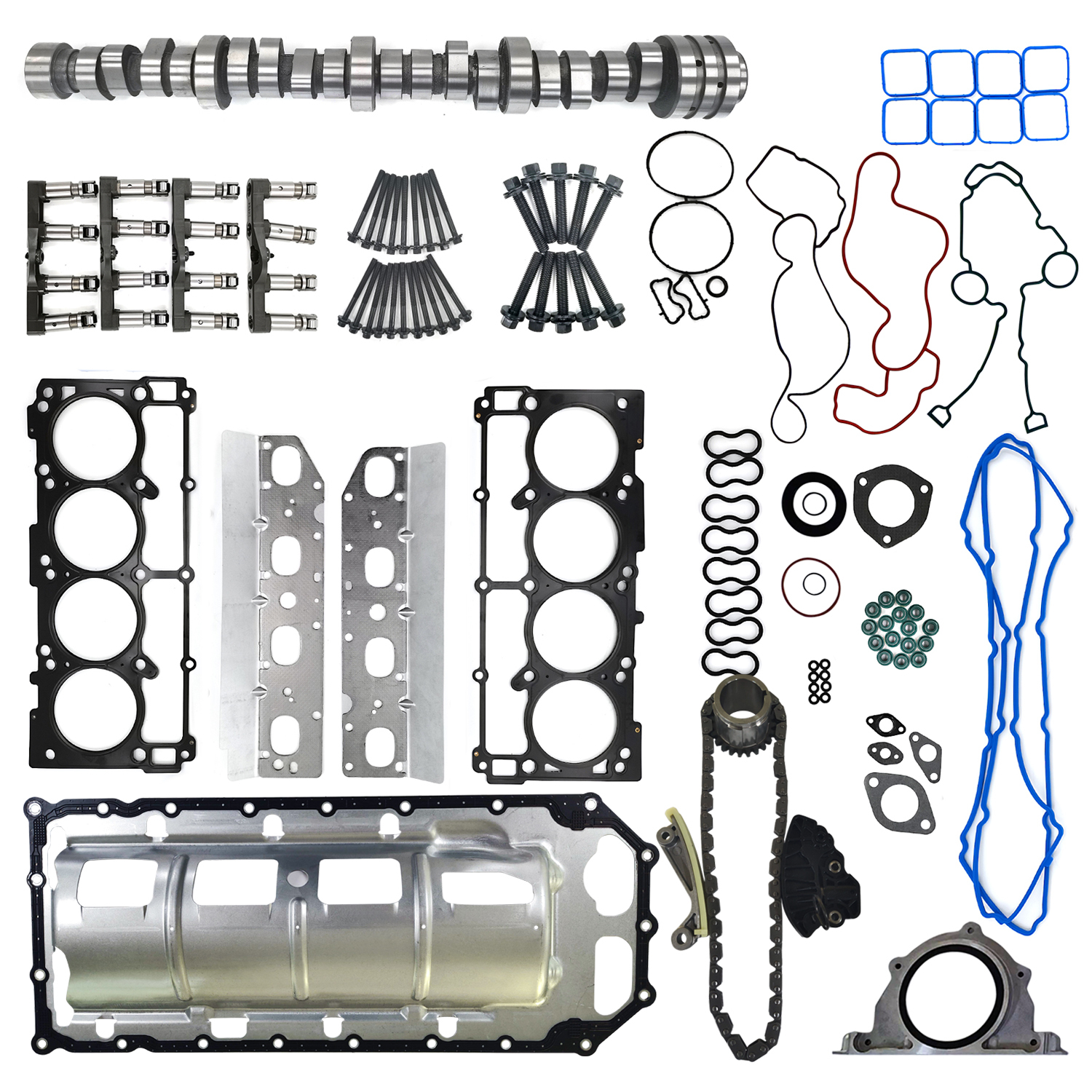 Camshaft Lifters MDS Valve Timing Chain Kit for 2009-2015 Dodge Ram 1500 5.7L 