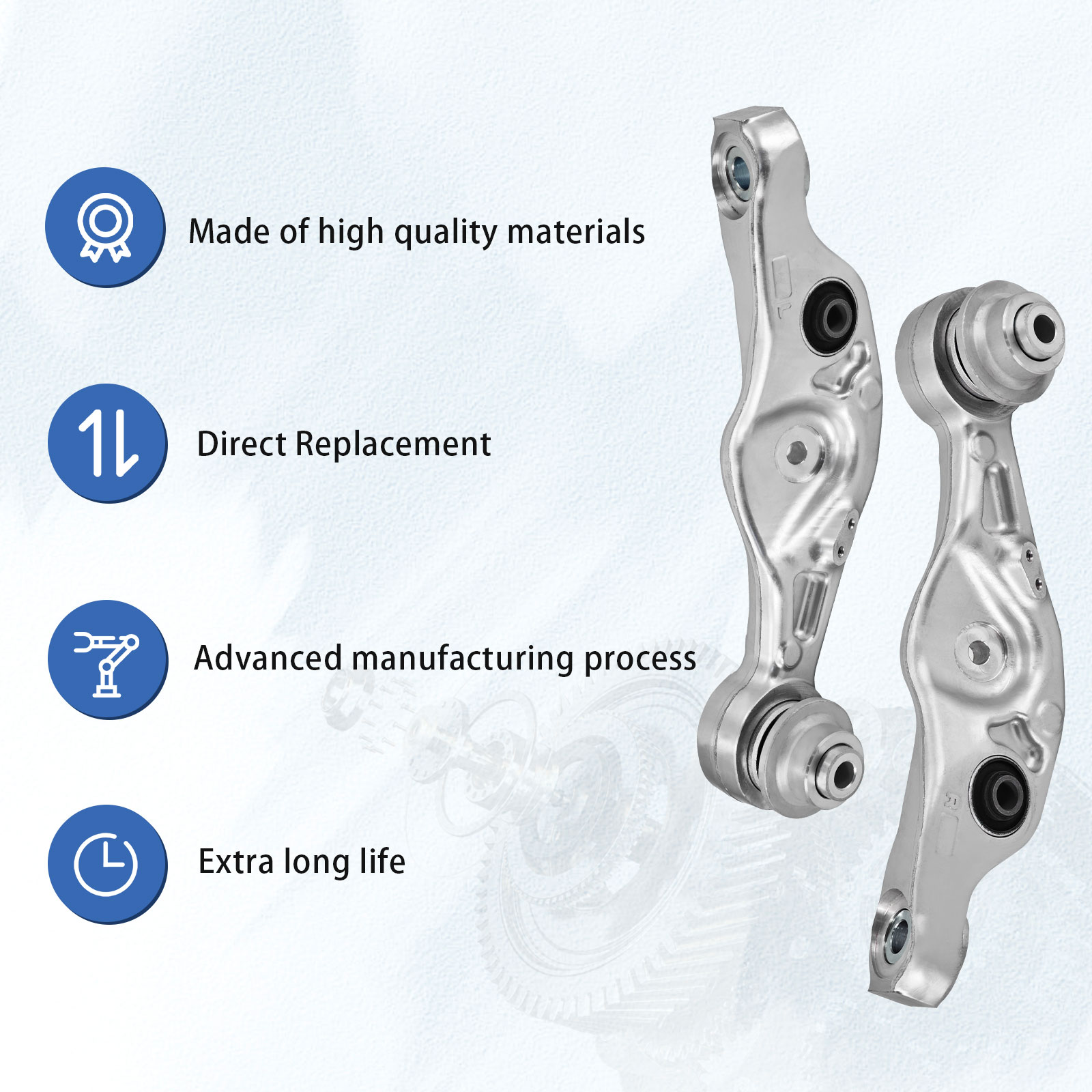  RH & LH Front Suspension Lower Arms Fits For 2013-2017 Lexus LS460 4.6L For 2013-2016 Lexus LS600h 5.0L