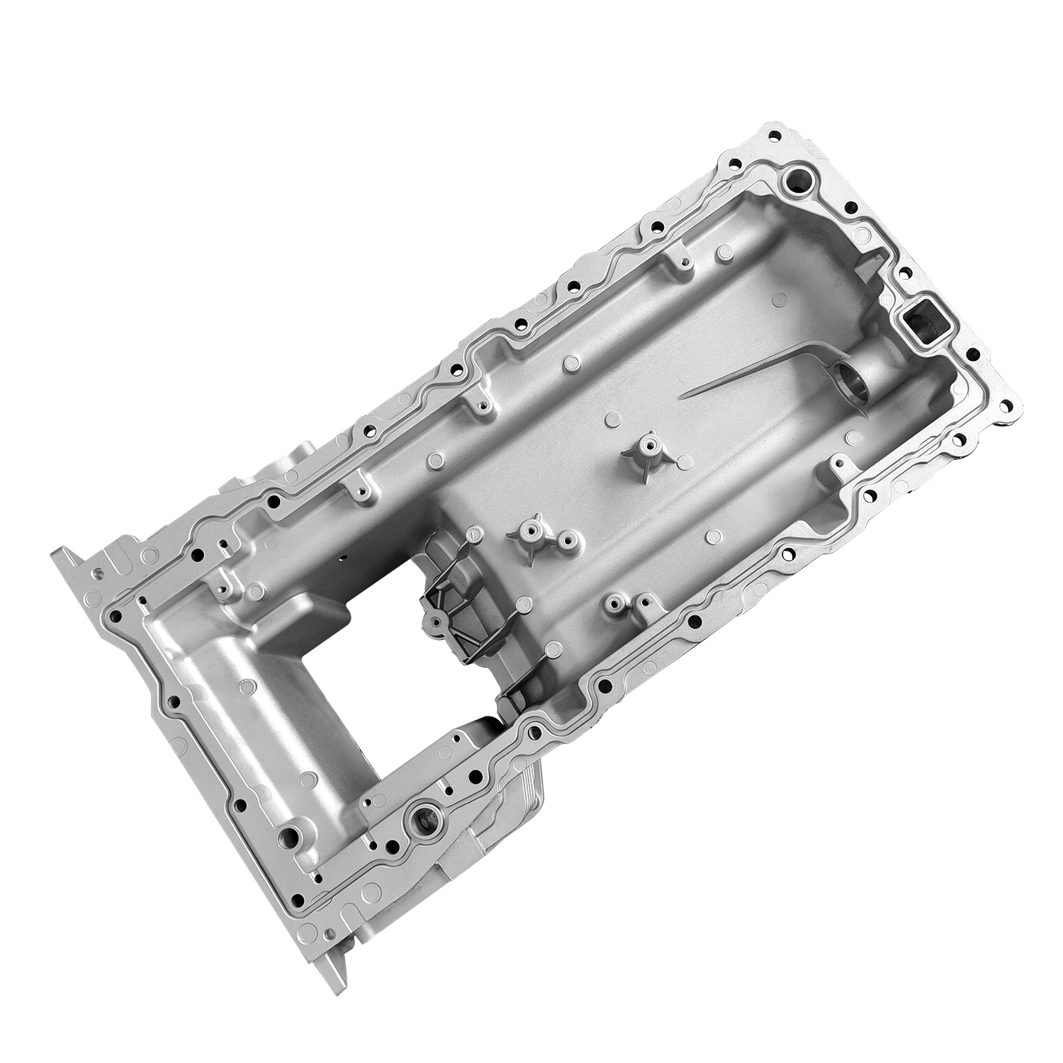 Aluminum Upper Engine Oil Pan for Ford F250 F350 F450 F550 F650 2011-2019 Super Duty 6.7L Diesel