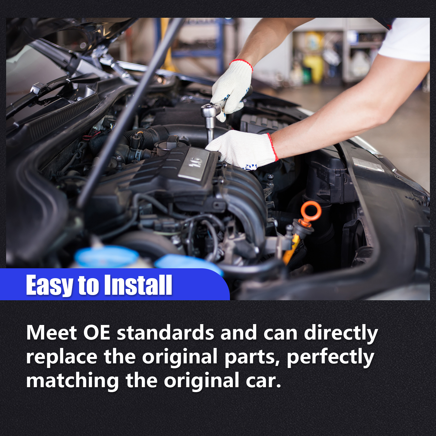 Aluminum Upper Engine Oil Pan for Ford F250 F350 F450 F550 F650 2011-2019 Super Duty 6.7L Diesel