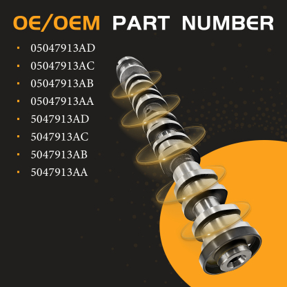 Right Side Intake Camshaft Fits for Jeep Grand Cherokee L WK Wrangler Gladiator Dodge Durango Chrysler Pacifica Voyager Ram 1500 ProMaster 1500/2500/3500 3.6L V6 2016-2023