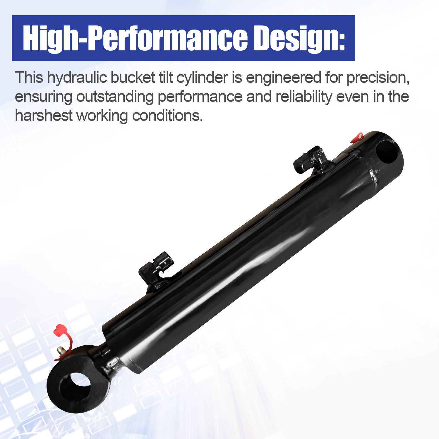 6586700 Hydraulic Bucket Tilt Cylinder Compatible with Bobcat S510 S530 S550 S570 S590 S595 T550 T590 T595