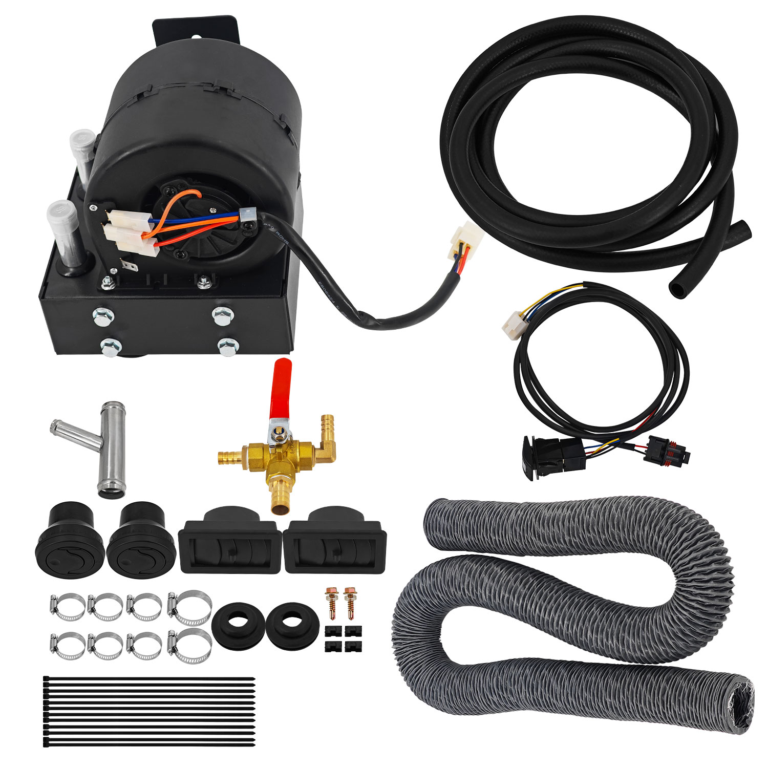 SSHK185-00 Cab Heater Kit with Defrost Compatible with 2018-2021 Polaris Ranger 1000 XP 