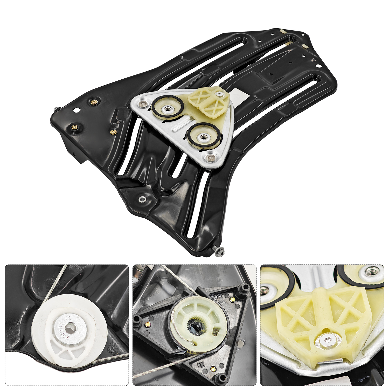 Left Rear Window Regulator for Mini Cooper 1.6L Chassis R52 2005-2008 Chassis R57 2009-2015