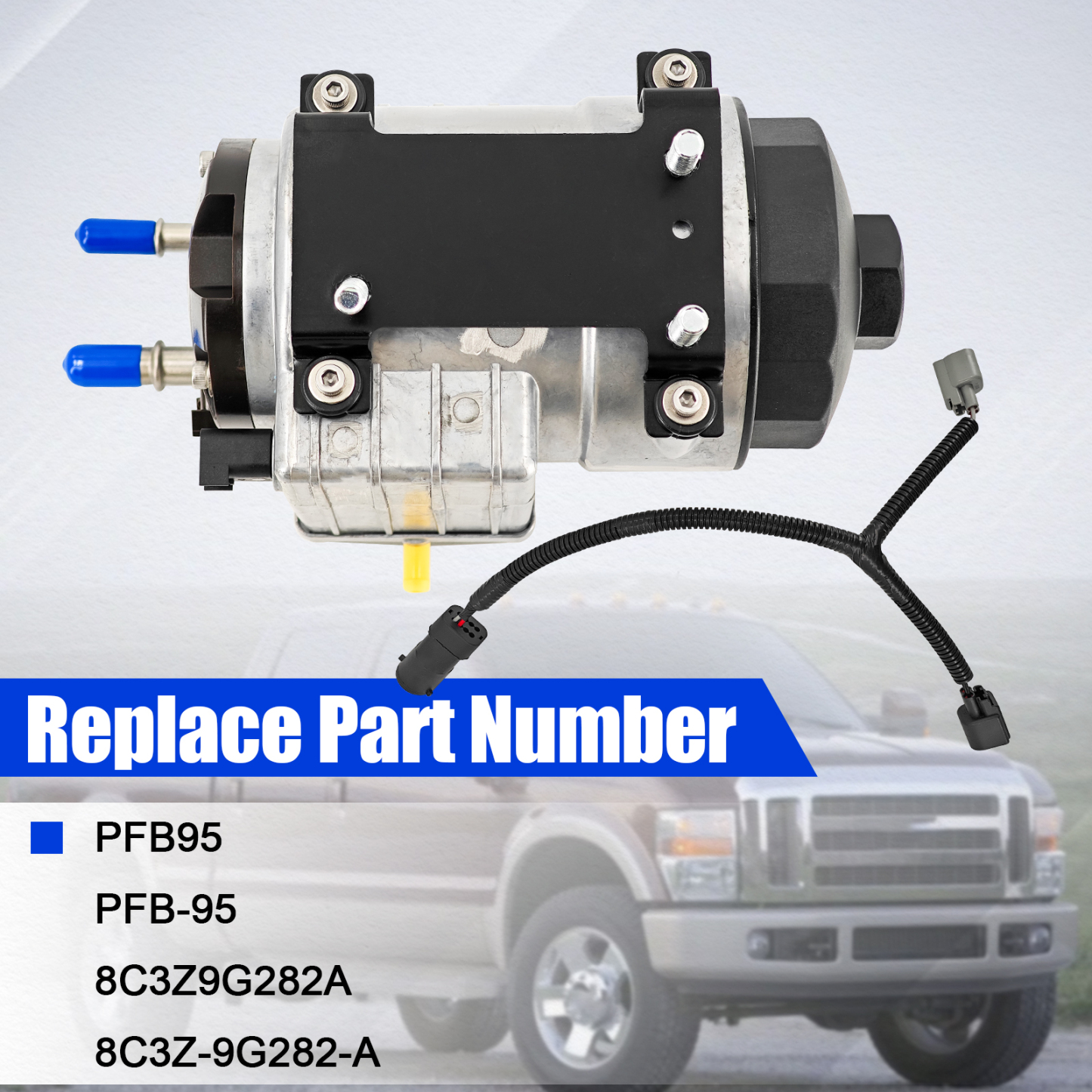Fuel Pump Assembly fit for Ford F-250 F-350 F-450 F-550 Super Duty 2008-2010 6.4L V8 Diesel Engine