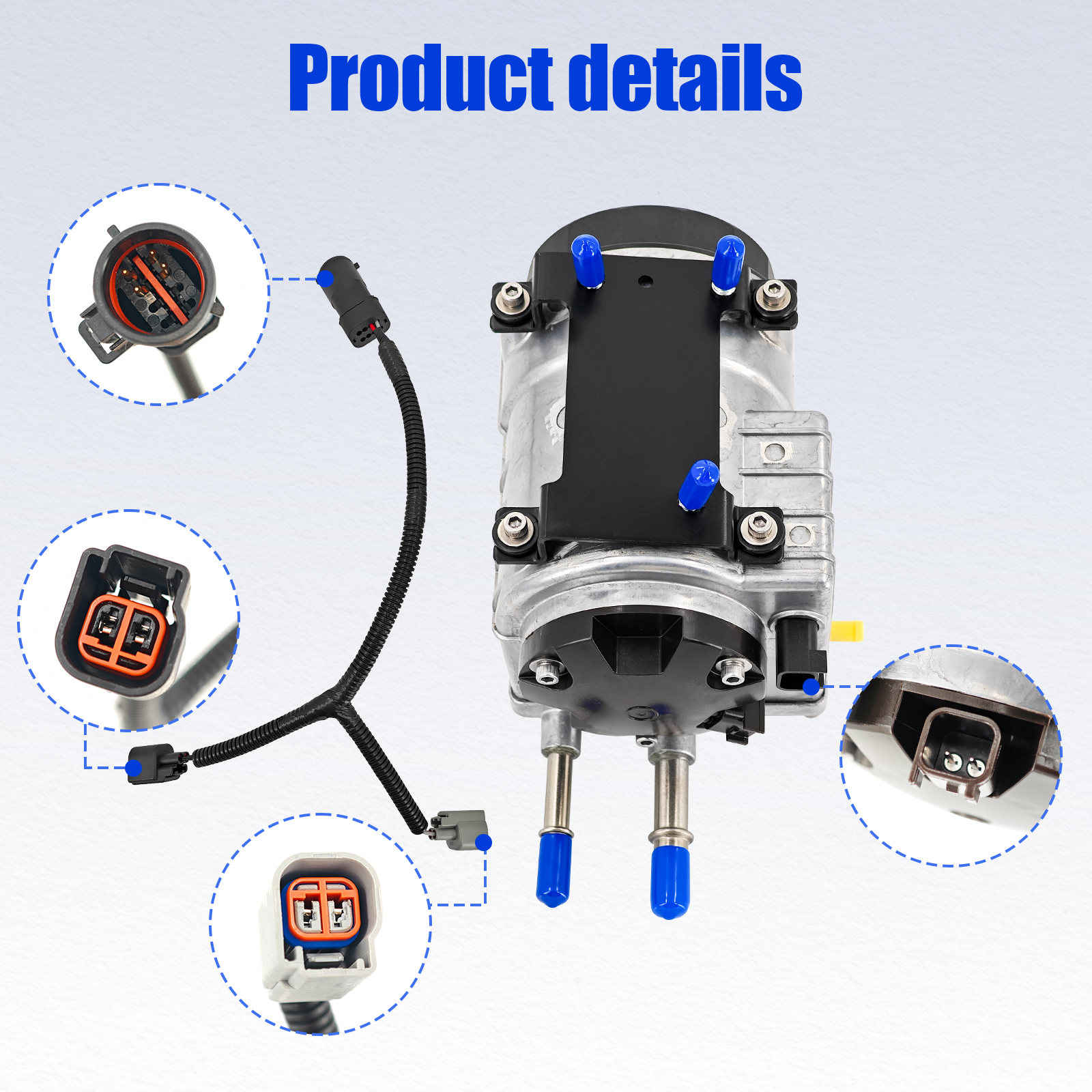 Fuel Pump Assembly fit for Ford F-250 F-350 F-450 F-550 Super Duty 2008-2010 6.4L V8 Diesel Engine