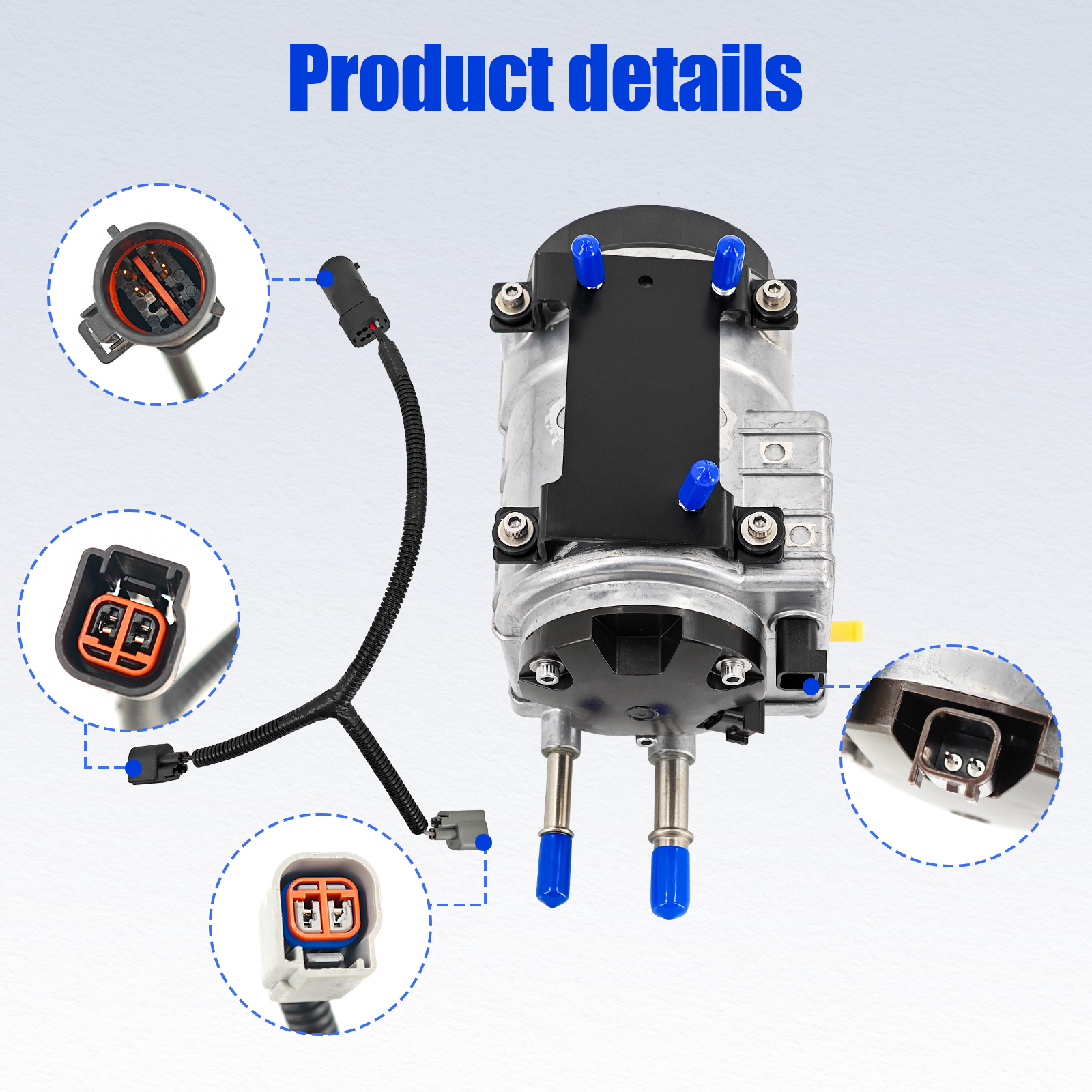 Fuel Pump Assembly fit for Ford F-250 F-350 F-450 F-550 Super Duty 2008-2010 6.4L V8 Diesel Engine