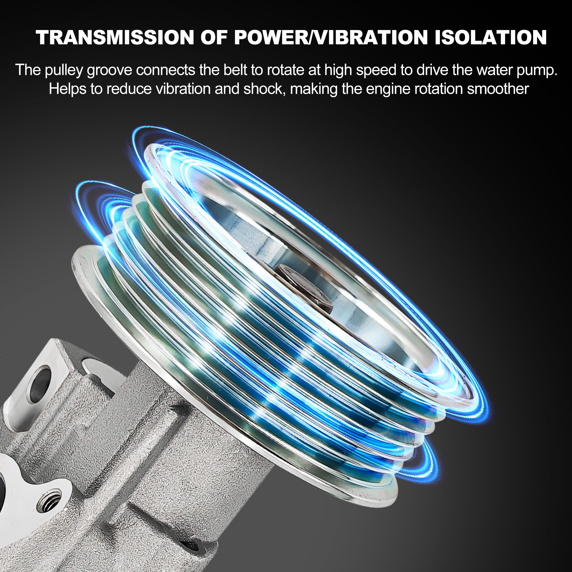 Engine Water Pump for Jeep Wrangler JL 2018-2022 2.0L L4 #5048283AF