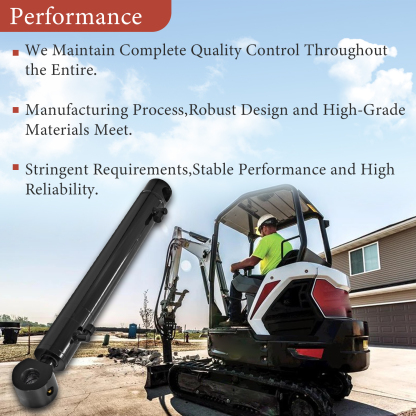 7199435 Hydraulic Thumb Clamp Cylinder Compatible with Bobcat CAT Mini Excavators E32 E35