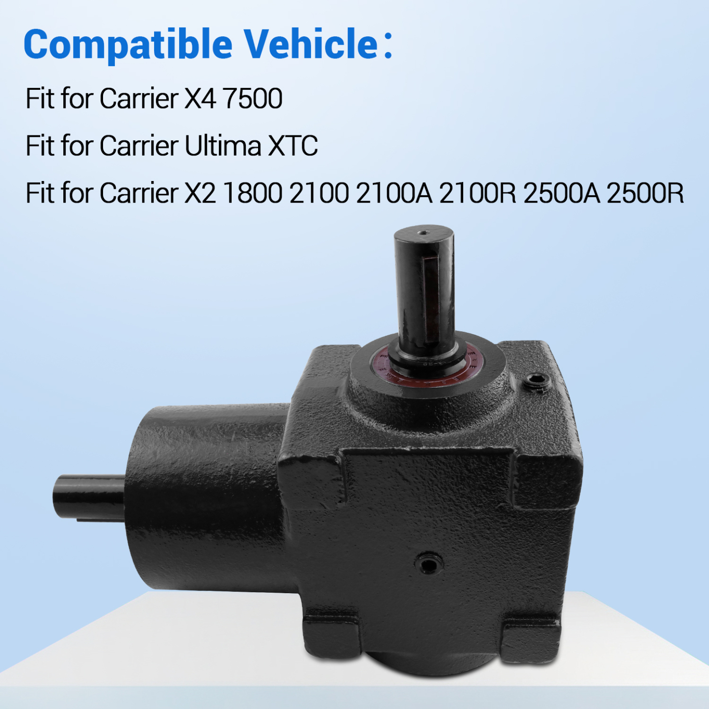 Right Angle Gear Box Assembly Compatible with Carrier Transicold X4 7500 7300 Gear Box Assy