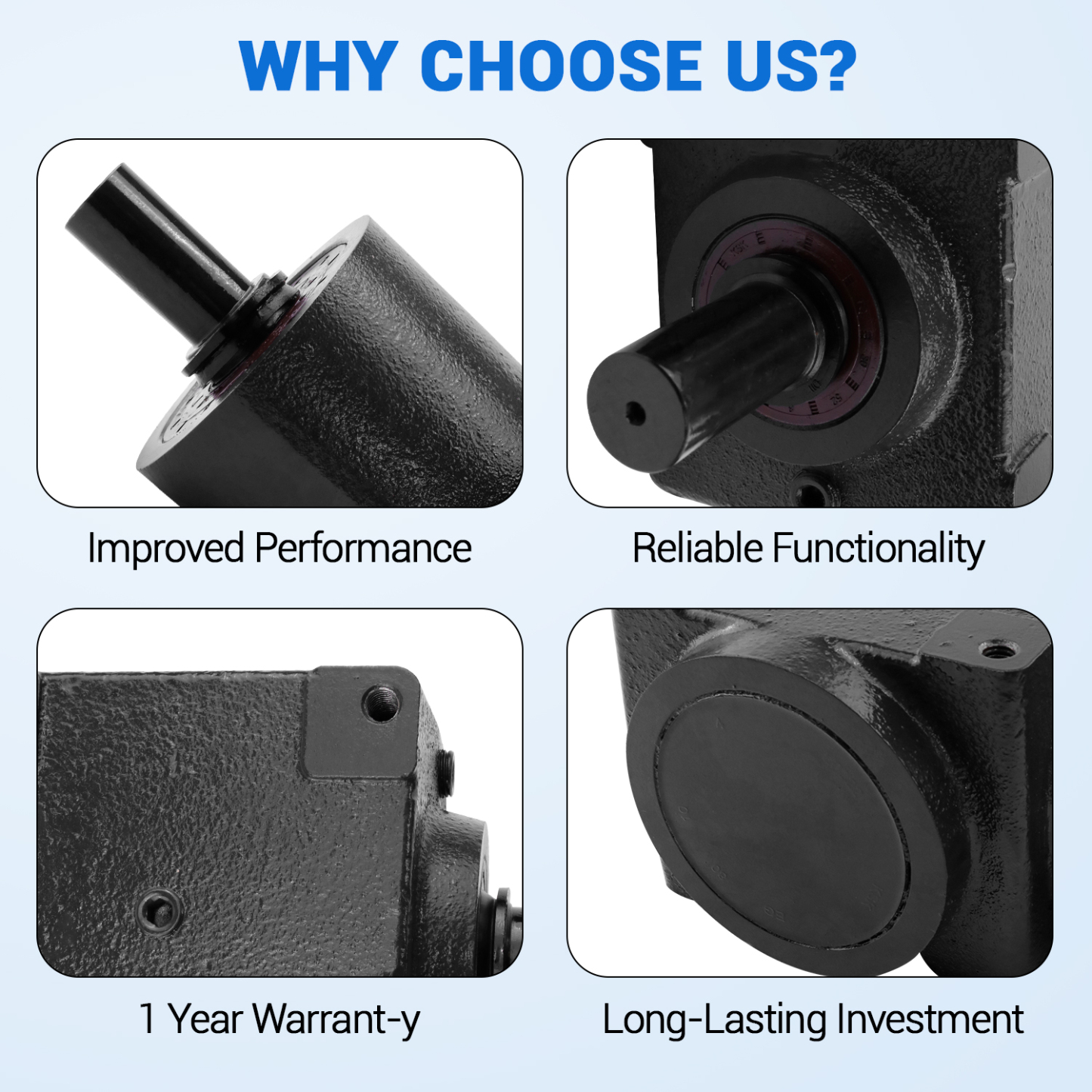 Right Angle Gear Box Assembly Compatible with Carrier Transicold X4 7500 7300 Gear Box Assy