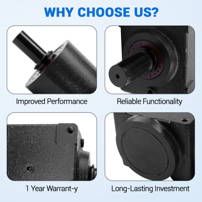 Right Angle Gear Box Assembly Compatible with Carrier Transicold X4 7500 7300 Gear Box Assy