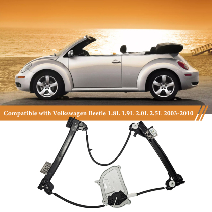 Front Right Power Window Regulator Replacement for VW Volkswagen Beetle Convertible 2003-2010