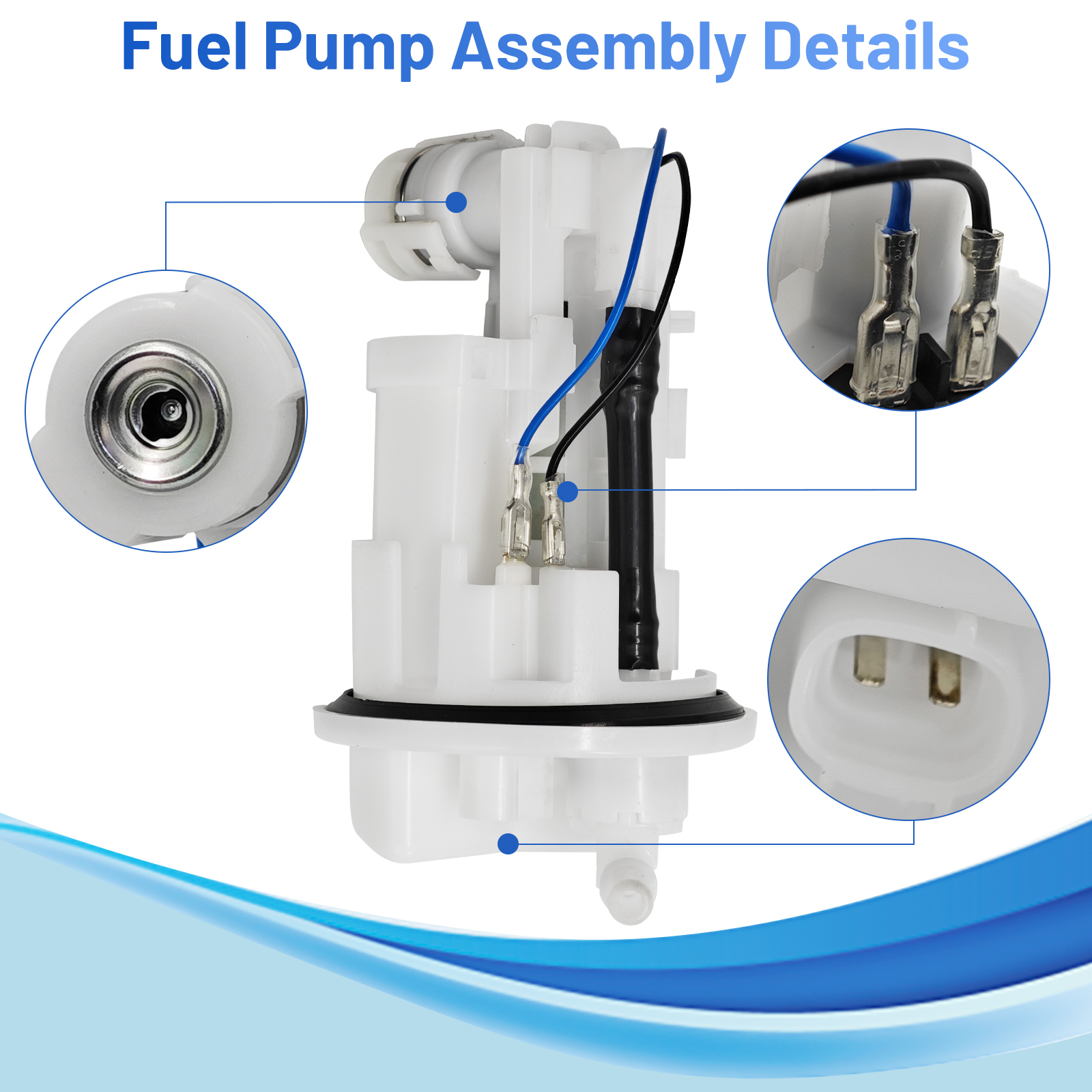 Fuel Pump Assembly for Yamaha 33D-13907-02-00 YZ250F YZ450F WR250F 450F 