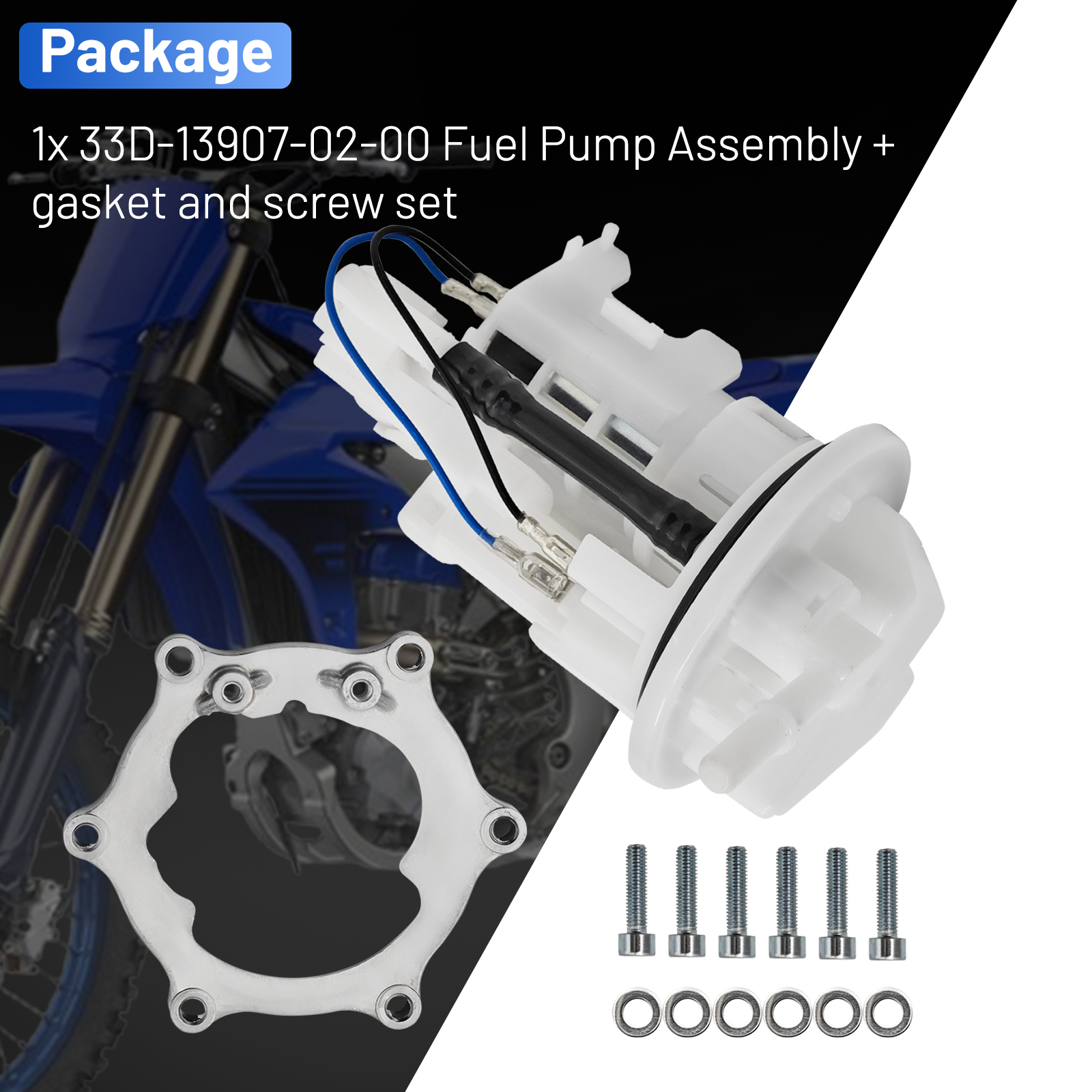 Fuel Pump Assembly for Yamaha 33D-13907-02-00 YZ250F YZ450F WR250F 450F 