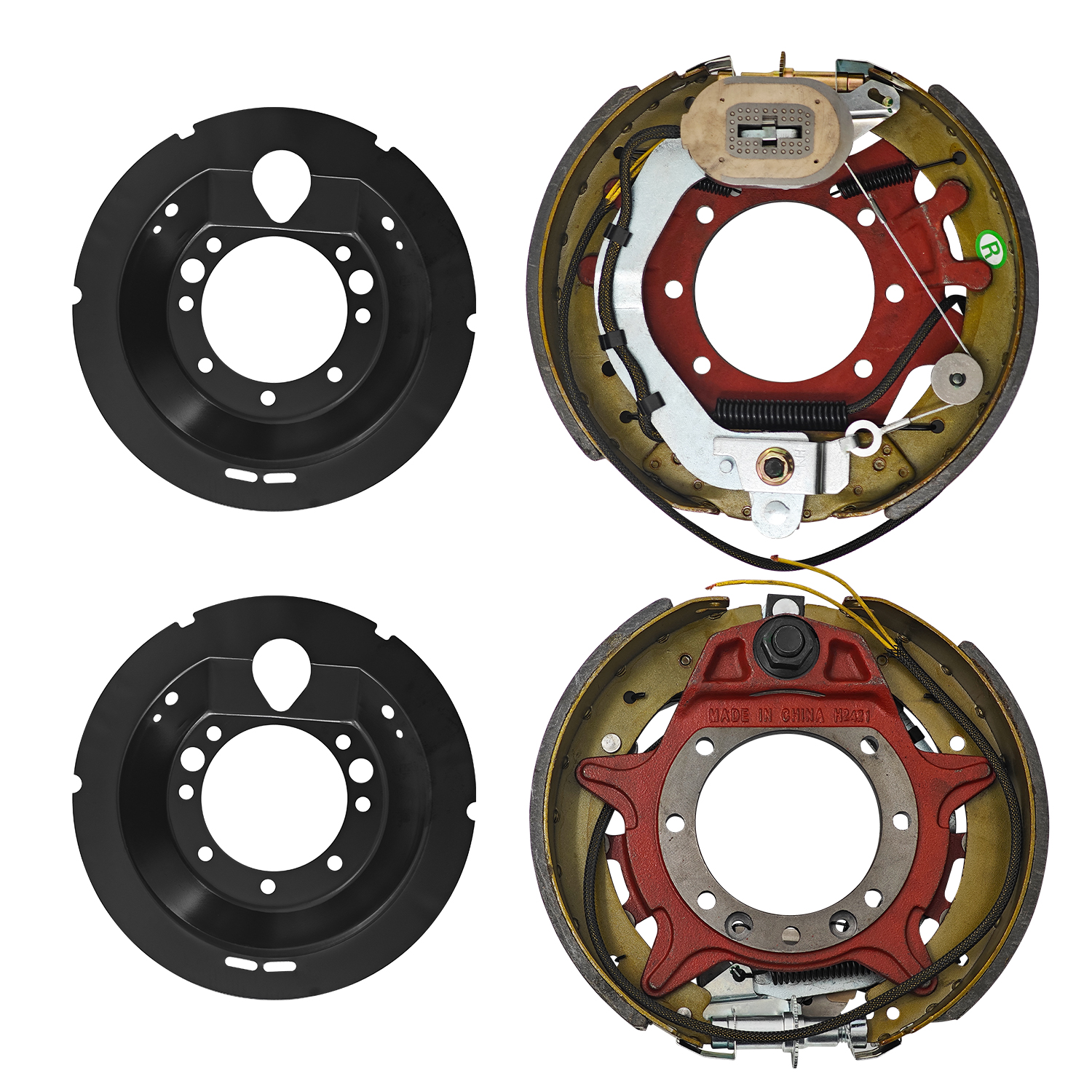 12-1/4" x 3-3/8" Trailer Brake Assembly for Dexter 9k to 10k lb Axles (9,000/10,000 Lbs)