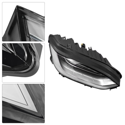 103431300C LED Right Passenger Side Headlight Compatible with 2015-2019 Tesla Model X 