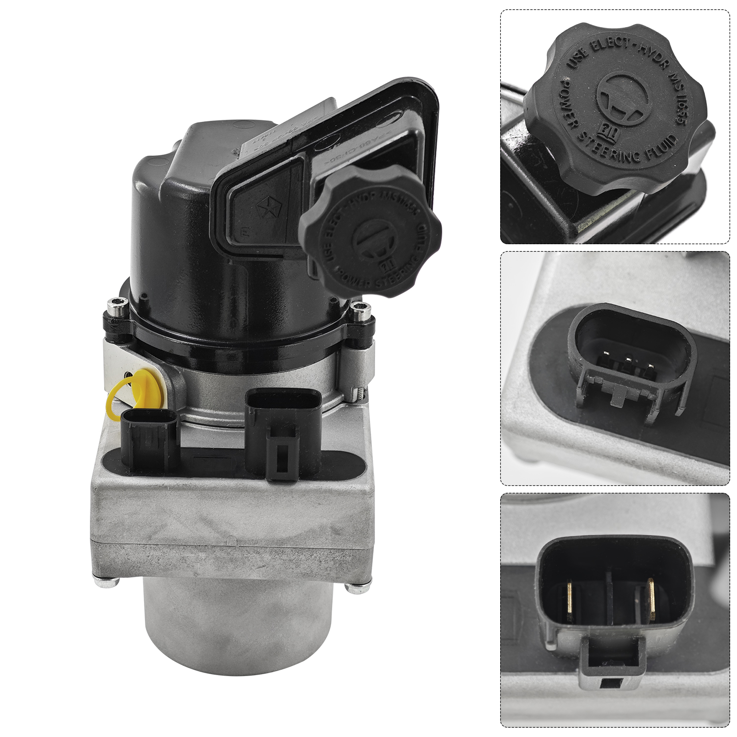 Electric Power Steering Pump w/Reservoir Compatible with Dodge Charger 3.6L 5.7L 2011-2015, Fit for Chrysler 300 3.6L 5.7L 2011-2014