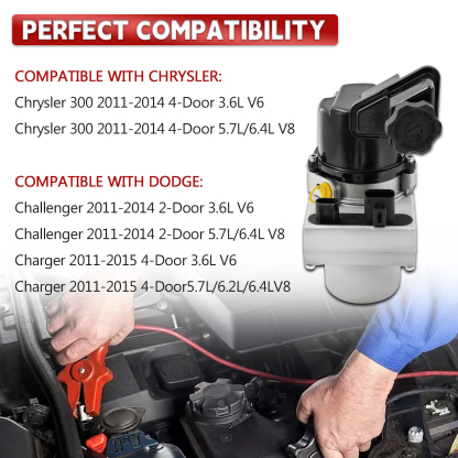 Electric Power Steering Pump w/Reservoir Compatible with Dodge Charger 3.6L 5.7L 2011-2015, Fit for Chrysler 300 3.6L 5.7L 2011-2014