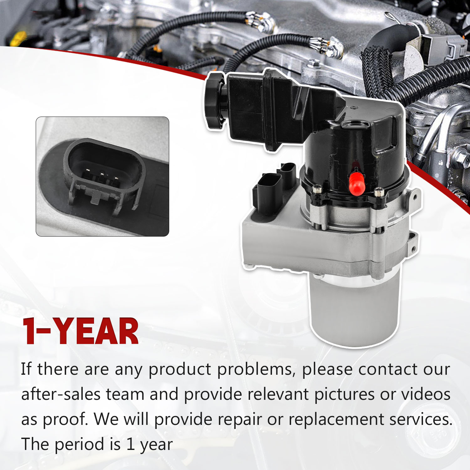 Electric Power Steering Pump w/Reservoir Compatible with Dodge Charger 3.6L 5.7L 2011-2015, Fit for Chrysler 300 3.6L 5.7L 2011-2014