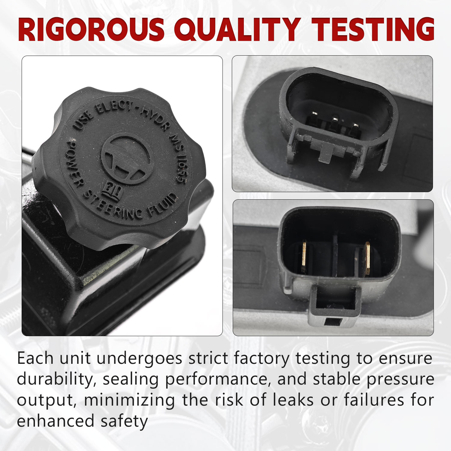 Electric Power Steering Pump w/Reservoir Compatible with Dodge Charger 3.6L 5.7L 2011-2015, Fit for Chrysler 300 3.6L 5.7L 2011-2014