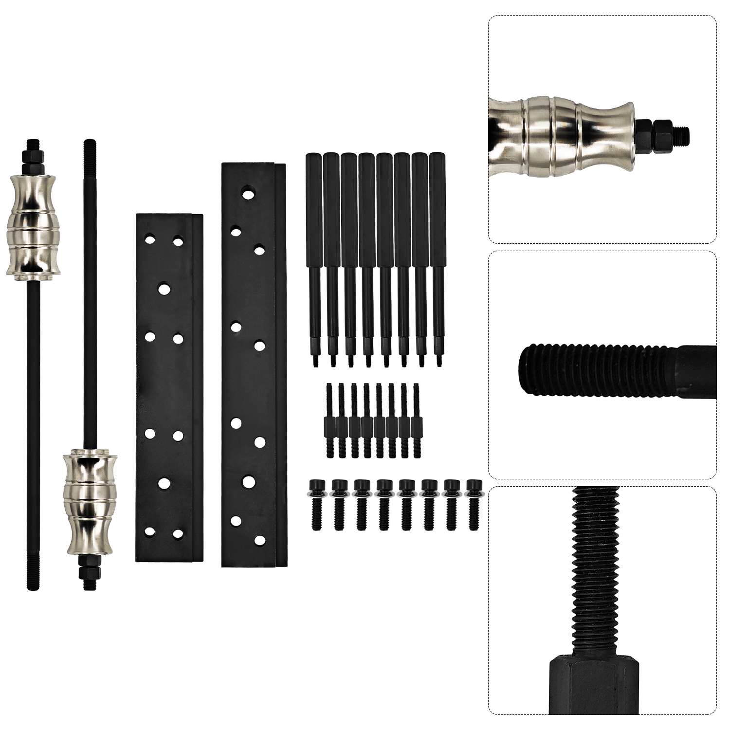 Fuel Injector Disassembly Tool Rail Assembly Replacer Master Tool Kit for GM Opel, Buick, Vauxhall & MG 1.0L, 1.4L, 1.5T, 1.6L Engines